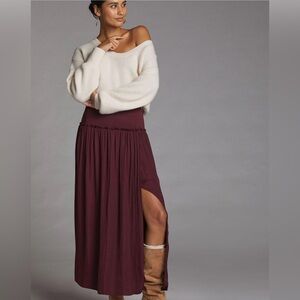 NWT Flowy A-Line Maxi Skirt